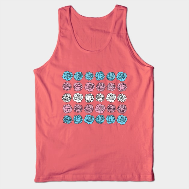 Transgender Flowers Tank Top by SpectacledPeach